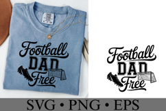Football Dad Free Svg | Sport Svg | Shirt Svg Product Image 2