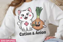 Cation &amp; Anion PNG, Chemistry Sublimation PNG Product Image 2