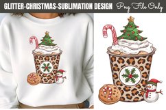 Glitter Christmas Sublimation Designs Clipart Product Image 1