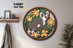 Lemur SVG laser cut file for Glowforge Product Image 1