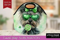 Cairn Terrier St. Patricks Day Dog Lunch Bag Dog Lunch Bug Product Image 1
