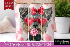 Cairn Terrier Valentine Tumbler Wrap Valentines Day Tumbler Product Image 1