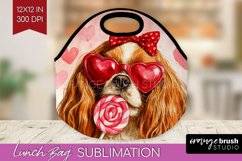 Cavalier King Spaniel Valentine Lunch Bag Valentines Day Bug Product Image 1
