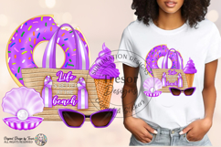 Purple Life Is Better At The Beach Design | Summer Beach Vib Product Image 7