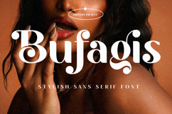 Bufagis - Stylish Sans Serif Font Product Image 1