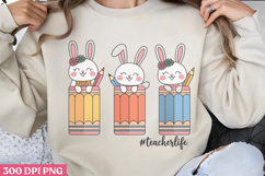 #Teacherlife PNG, Retro Teacher Easter Sub Product Image 1