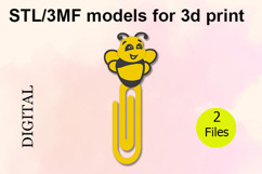 Paper Clips, Honey Bee STL/3MF files for 3D Printing Product Image 1