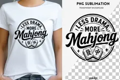 Mahjong quote png design for T-shirts Product Image 1