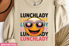 LUNCHLADY PNG, Lunch Lady Sublimation PNG Product Image 2