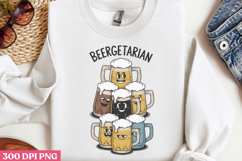 Beeregetarian PNG, Funny Beer Quotes Sublimation PNG Product Image 2