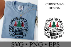 Farm Fresh Christmas Trees Svg | Christmas svg | Shirt Svg Product Image 2