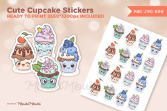 Cute Cupcake Stickers 2 Product Image 1