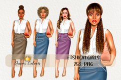 Boss Babe Clipart, Planner Girl Clipart, Boss Woman Clipart Product Image 1