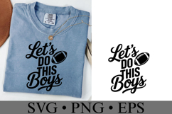 Let&#039;s Do this Boys Svg | Game Day Svg | Shirt Svg Product Image 1