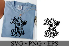 Let's Do this Boys Svg | Game Day Svg | Shirt Svg Product Image 1