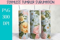 Floral Seamless Tumbler Sublimation BUNDLE Product Image 2