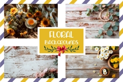Sunflowers Background PNG, Wooden Background Designs Product Image 1