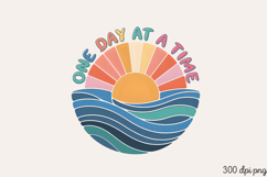 One Day at a Time PNG, Mental Health Sublimation P Product Image 2