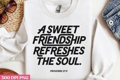 .A SWEET FRIENDSHIP PNG, Friendship Sublimation PNG Product Image 2