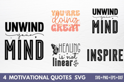 Motivational Quotes Designs SVG Product Image 1