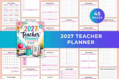 2027 Teacher Planner | Lesson Planner, Classroom Organizer Product Image 1