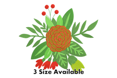 Elegant Floral Bouquet Embroidery Design Product Image 1
