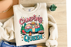 Camping Queen svg | Svg Files for Cricut | Shirt Svg Product Image 2