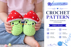 Mushroom Frog Amigurumi Pattern PDF Product Image 3