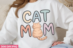 Cat Mom PNG, Cat Mom Sublimation PNG Product Image 2