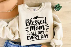 Blessed Mom Svg | Svg Files for Cricut | Shirt Svg Product Image 2