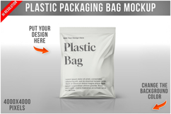 Plastic Packaging Bag Mockup Product Image 1