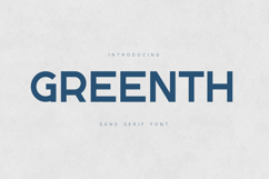 Greenth Modern Clean Sans Serif Font Product Image 1