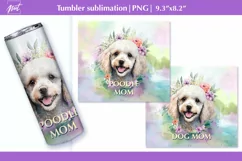 Dog mom sublimation Dog tumbler wrap Mothers Day tumbler Product Image 6