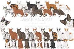 Arabian Mau Cat clipart Product Image 1