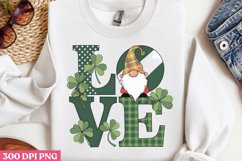 LOVE PNG, St Patricks Day Gnome Sublim Product Image 2
