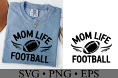 Mom life Football Svg | Sport Svg | Shirt Svg Product Image 2