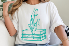Reading Books Flower Product Image 2