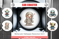 Halloween Characters Car Coaster Product Image 1