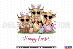 Happy Easter Sublimation PNG Product Image 1