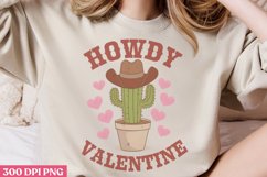 Howdy Valentine PNG, Western Valentine Sublimation PNG Product Image 2