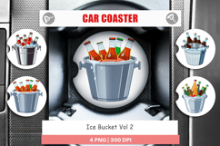 Car Coaster Ice Bucket Product Image 1