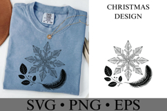 Christmas Snowflake Svg | Christmas svg | Shirt Svg Product Image 2
