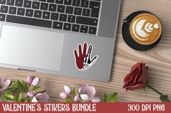Skeleton Valentines Day Sticker Product Image 2