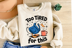Too Tired for this svg | Svg Files for Cricut | Shirt Svg Product Image 2