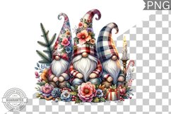 Christmas Gnome Sublimation - Clipart PNG Design Product Image 1