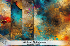 Abstract digital paper Product Image 1