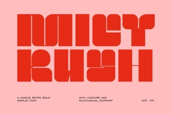 Mict Rush - Unique Retro Bold Font Product Image 1