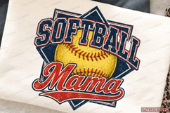 Softball Mama PNG Design softball mama png, softball mom png Product Image 1