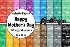 happy mother’s day digital papers Product Image 1