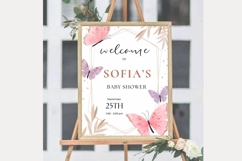 Baby Shower Welcome Template 71 Product Image 1